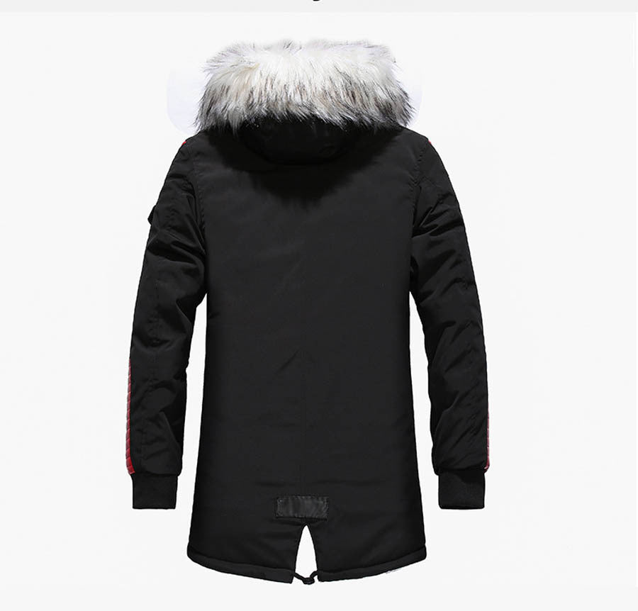 Winter Jacket Men Thicken Warm Parkas Men Casual Long Outwear Hooded