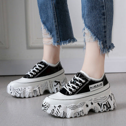 Casual platform platform sneakers