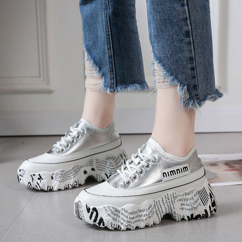 Casual platform platform sneakers