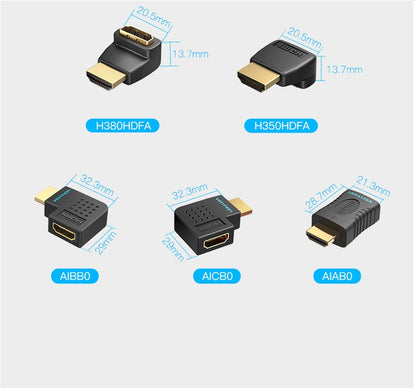  View details for HDMI Adapter Elbow Right Angle 90 Degrees HDMI Adapter Elbow Right Angle 90 Degrees